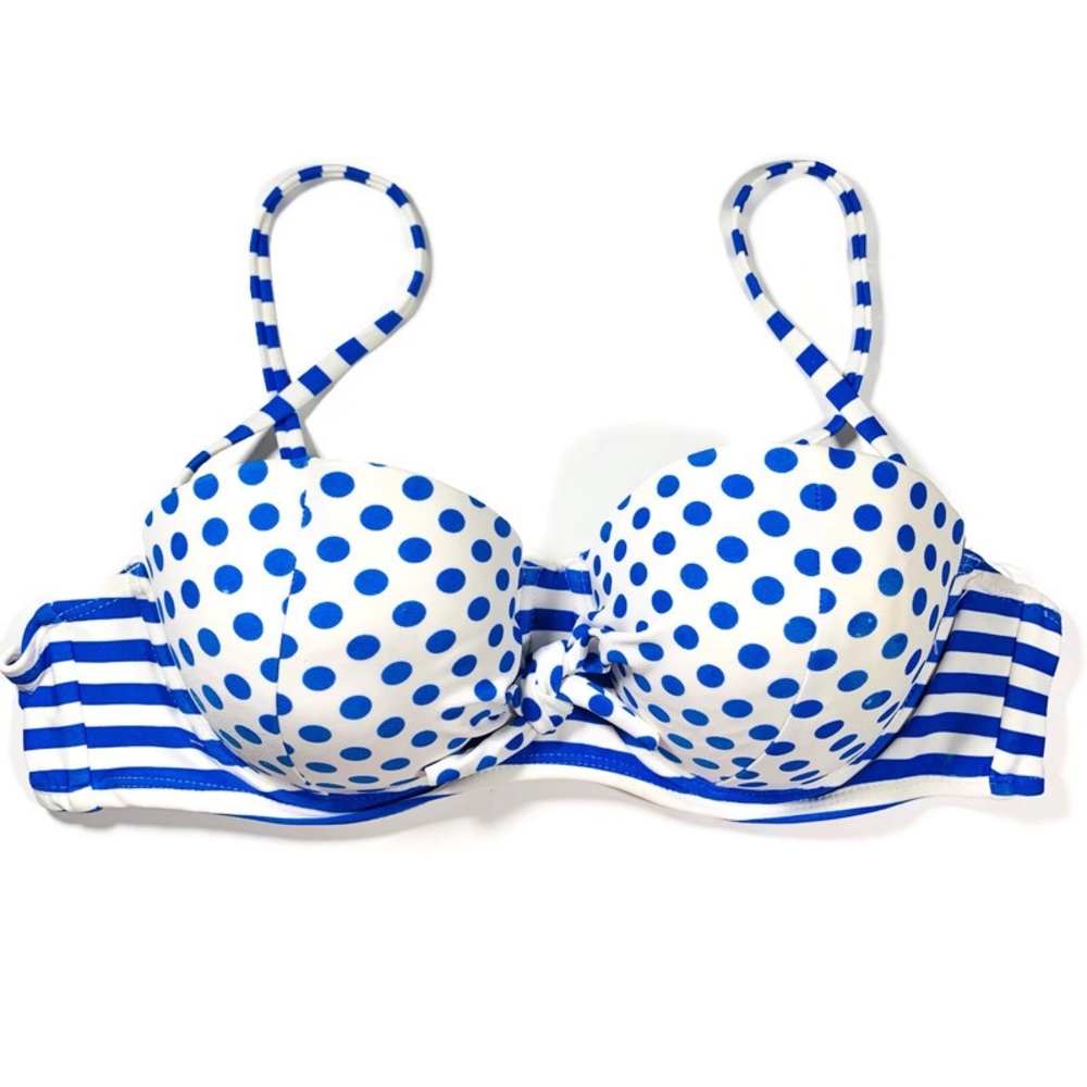 Collections By Catalina Bikini Top Polka Dot Large